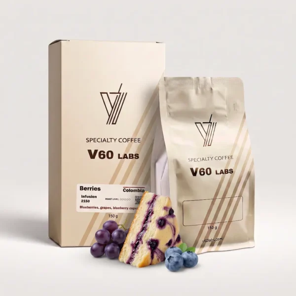 كولومبيا توتي فروتي قهوة مختصة معالجة إنفيوجن 150غ - V60 Labs